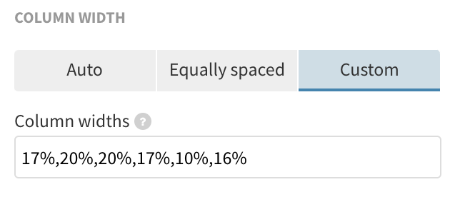 How to change the width of your columns – Flourish
